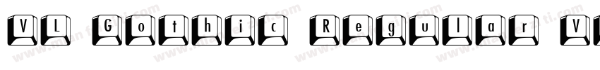 VL Gothic Regular VL PGothic Regula字体转换